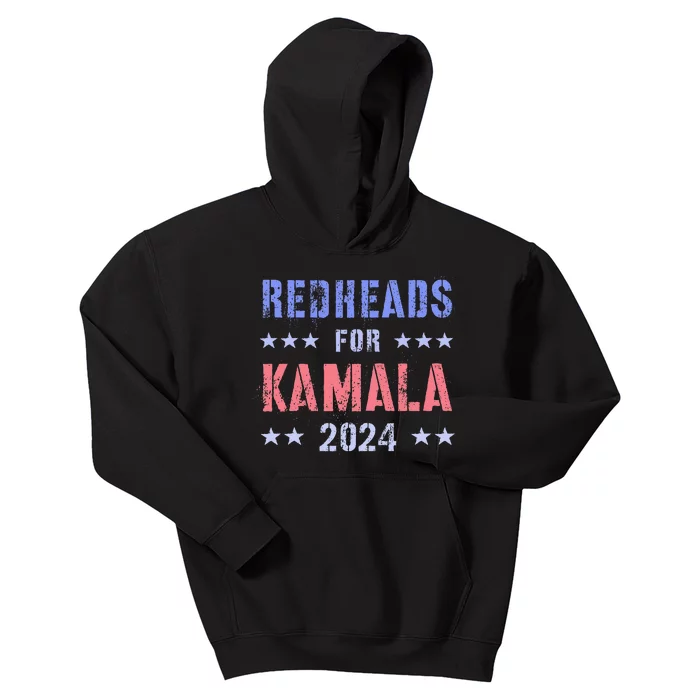 Redheads For Kamala 2024 Feminist Grab Him By Ballot Kids Hoodie