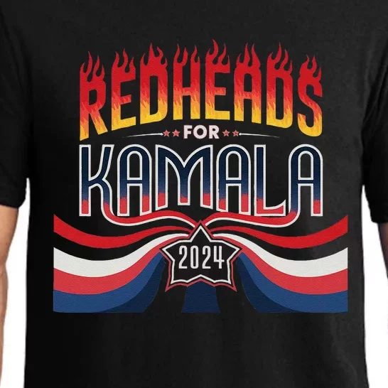 Redheads For Kamala 2024 Harris Walz Redheads For Kamala Pajama Set