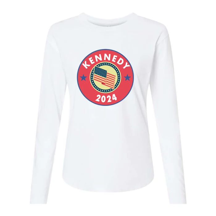 Robert Kennedy Jr 2024 Presidential Womens Cotton Relaxed Long Sleeve T-Shirt