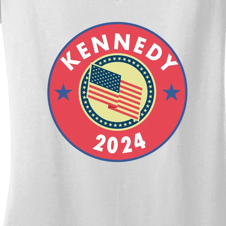 Robert Kennedy Jr 2024 Presidential Women's V-Neck T-Shirt