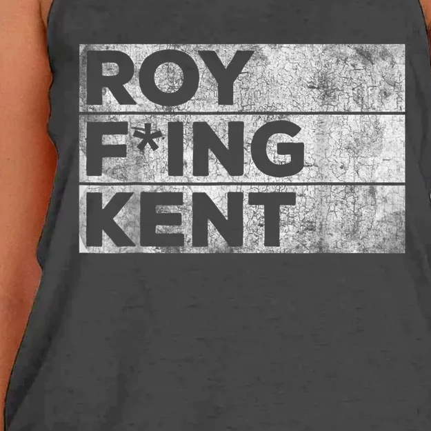 Roy Freaking Kent, Roy Kent, Ted Lasso, Lasso Beard Women's Knotted Racerback Tank