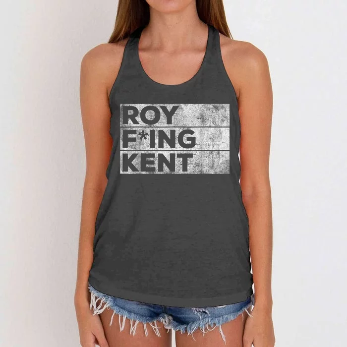 Roy Freaking Kent, Roy Kent, Ted Lasso, Lasso Beard Women's Knotted Racerback Tank