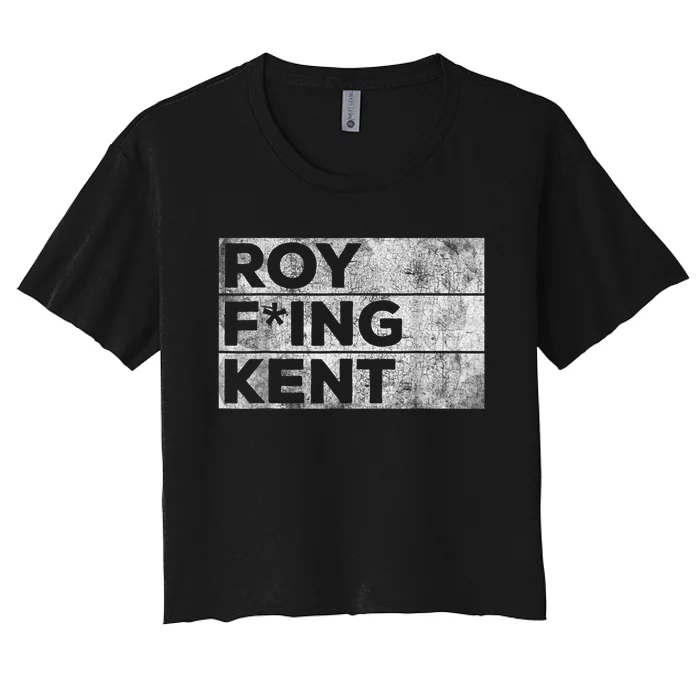 Roy Freaking Kent, Roy Kent, Ted Lasso, Lasso Beard Women's Crop Top Tee