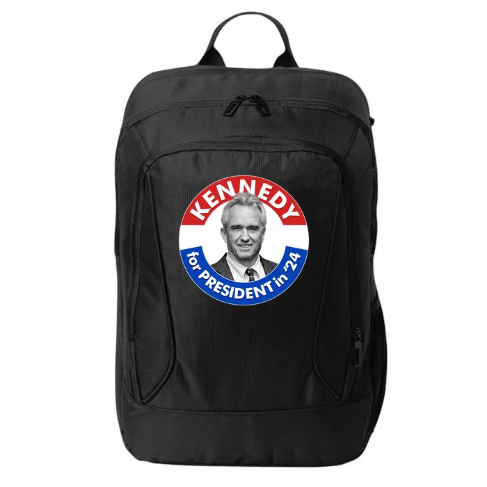 Robert F Kennedy Jr For President In 2024 Emblem Button City Backpack