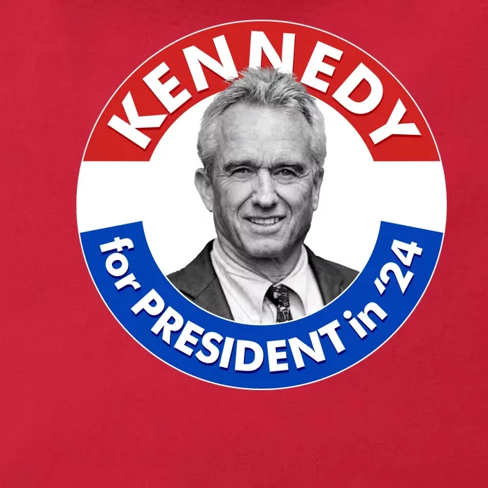 Robert F Kennedy Jr For President In 2024 Emblem Button Zip Tote Bag