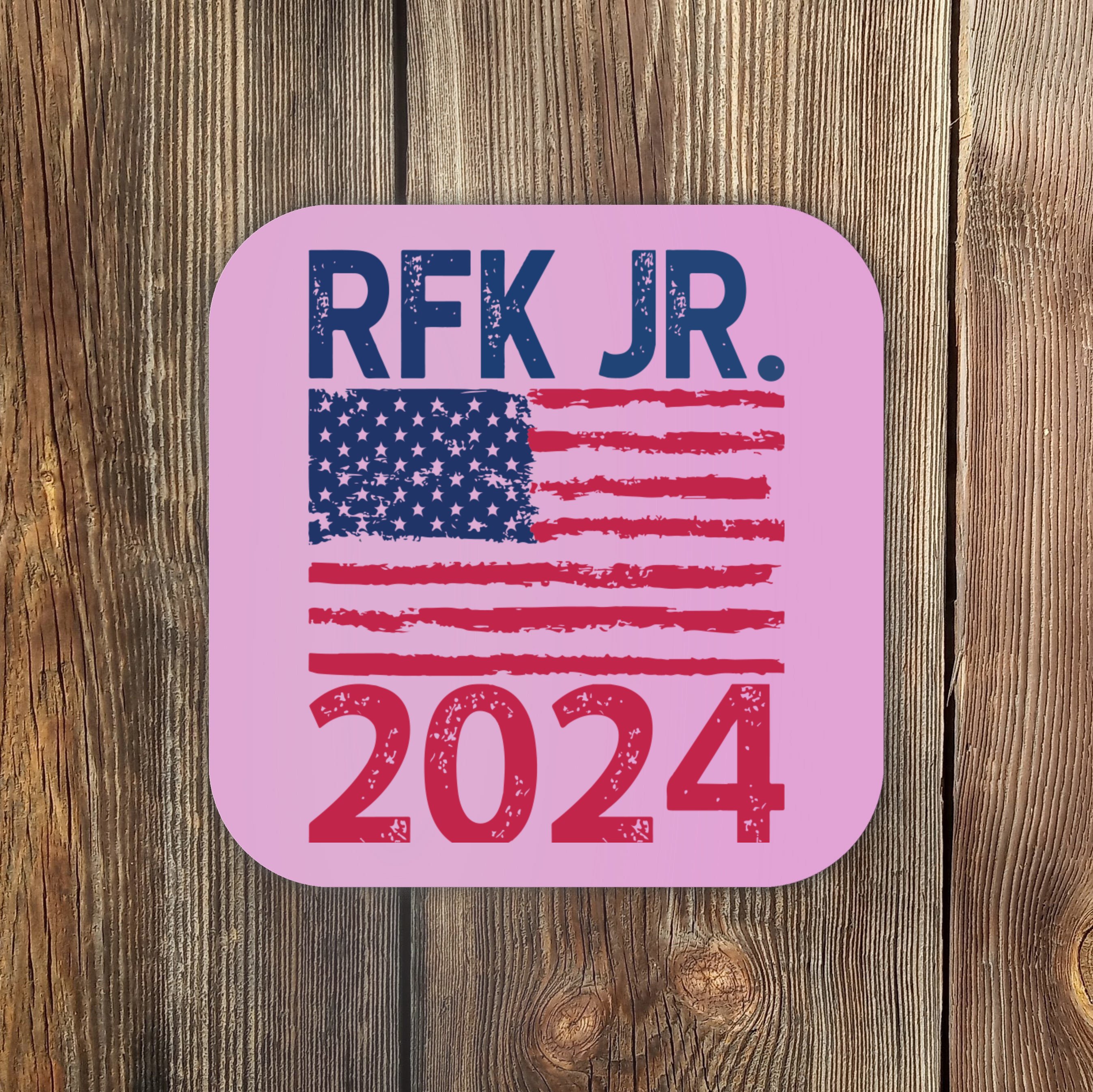 Robert F Kennedy Jr RFK For President 2024 Coaster TeeShirtPalace