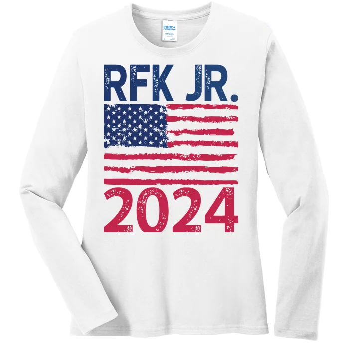 Robert F Kennedy Jr RFK For President 2024 Ladies Long Sleeve Shirt