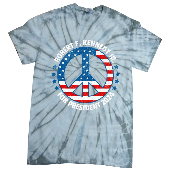 Robert F Kennedy Jr Vote Peace 2024 President Tie-Dye T-Shirt