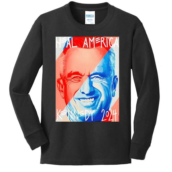 Robert F. Kennedy Jr Heal America Kennedy 2024 Kids Long Sleeve Shirt