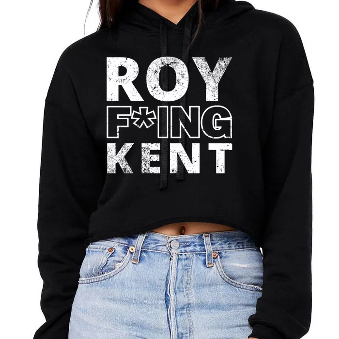 Roy Freaking Kent Vintage Crop Top Hoodie