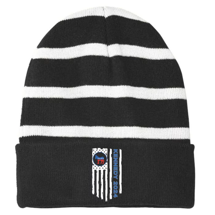 Robert Kennedy Jr 2024 Presidential Striped Beanie with Solid Band