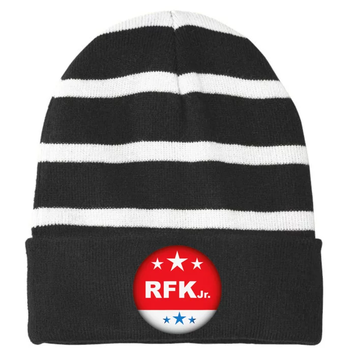 Robert F. Kennedy Jr. For President 2024 Striped Beanie with Solid Band