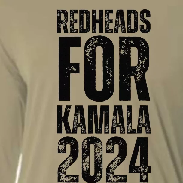 Redheads For Kamala 2024 Harris Walz Redheads For Kamala Cooling Performance Long Sleeve Crew