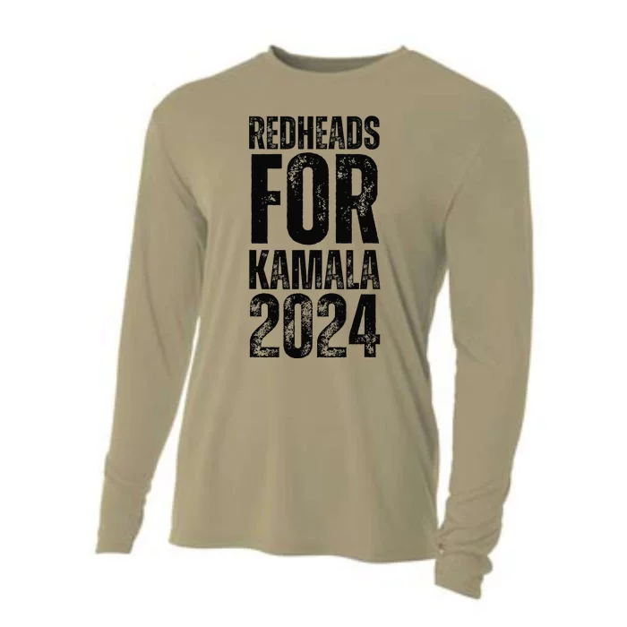 Redheads For Kamala 2024 Harris Walz Redheads For Kamala Cooling Performance Long Sleeve Crew