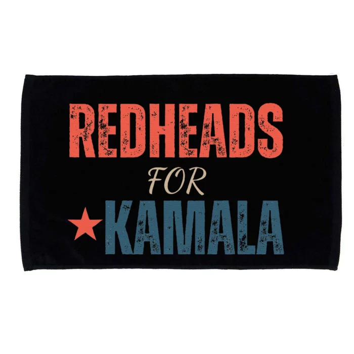 Redheads For Kamala 2024 Harris Walz Vintage Microfiber Hand Towel