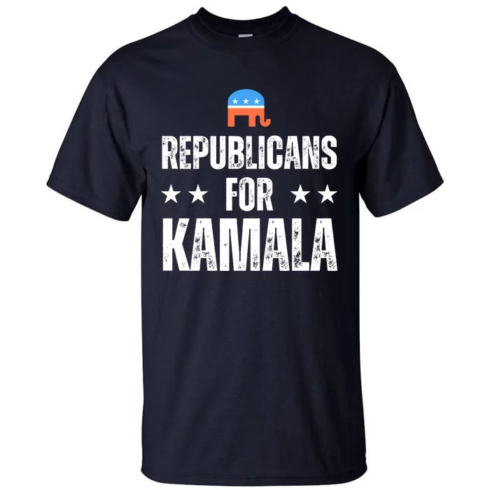 Republicans For Kamala Harris 2024 Tall T-Shirt