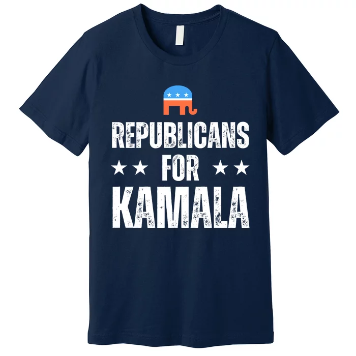 Republicans For Kamala Harris 2024 Premium T-Shirt