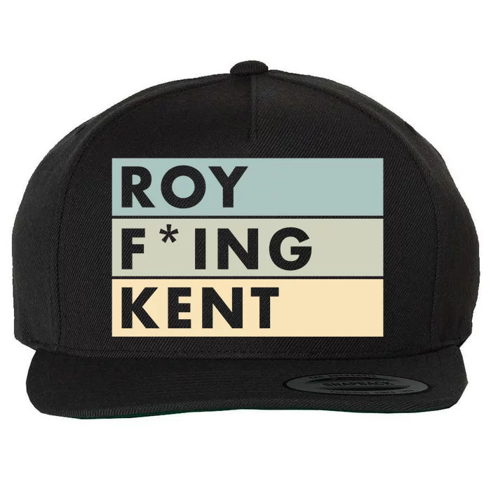 Roy Freaking Kent Retro Wool Snapback Cap