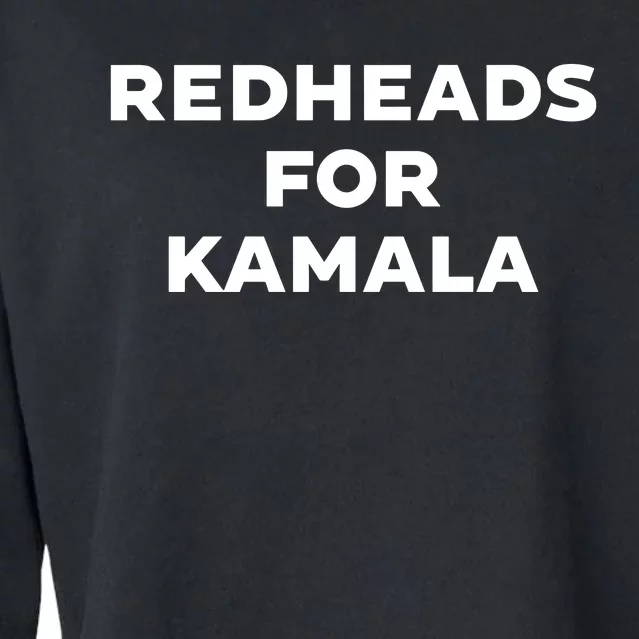 Redheads For Kamala Cropped Pullover Crew