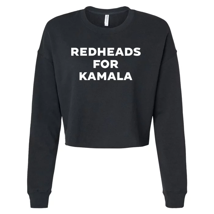 Redheads For Kamala Cropped Pullover Crew