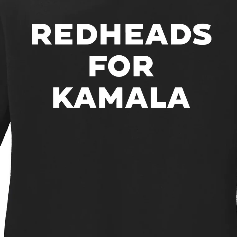 Redheads For Kamala Ladies Long Sleeve Shirt