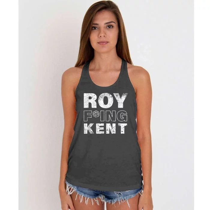 Roy Freaking Kent Vintage Women's Knotted Racerback Tank