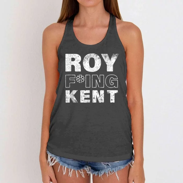 Roy Freaking Kent Vintage Women's Knotted Racerback Tank