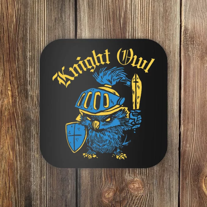 Renaissance Festival Knight Owl Ren Faire Coaster