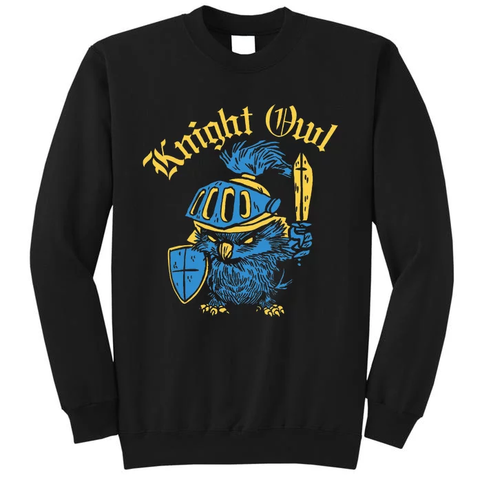 Renaissance Festival Knight Owl Ren Faire Tall Sweatshirt