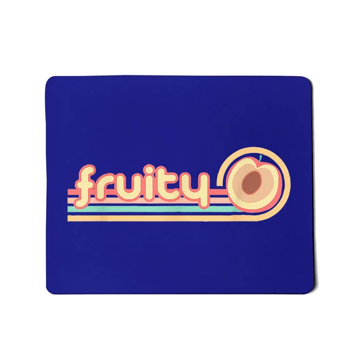 Retro Fruity Lesbian Peach Subtle Lesbian Lgbtq Mousepad