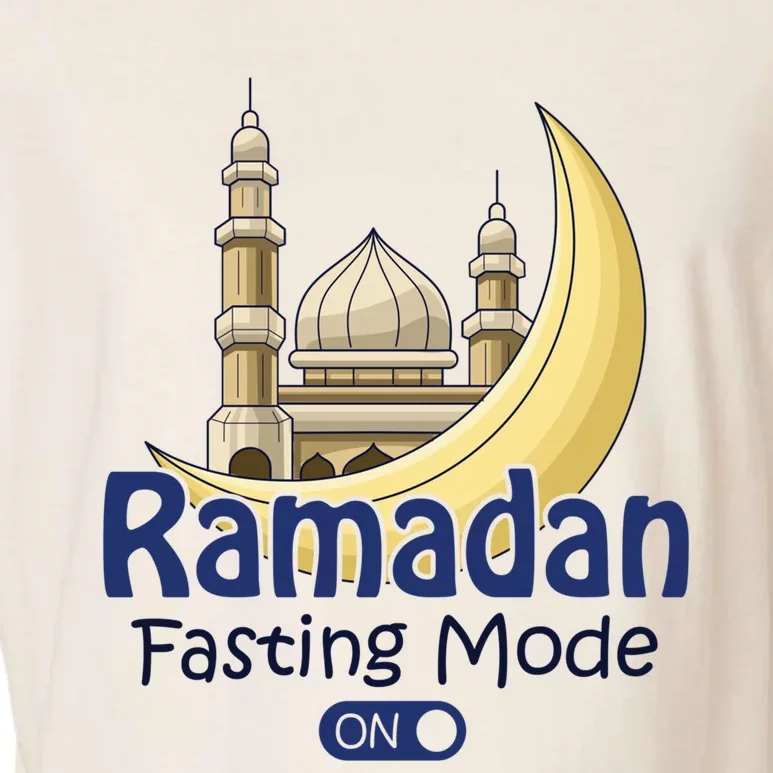 Ramadan Fasting Mode On Gift Cool Islamic Fasting Gift Idea Funny Gift Garment-Dyed Women's Muscle Tee