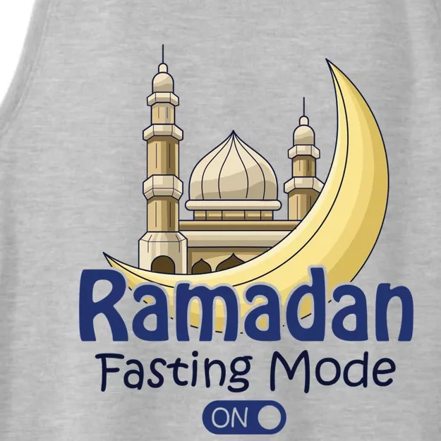 Ramadan Fasting Mode On Gift Cool Islamic Fasting Gift Idea Funny Gift Ladies Tri-Blend Wicking Tank