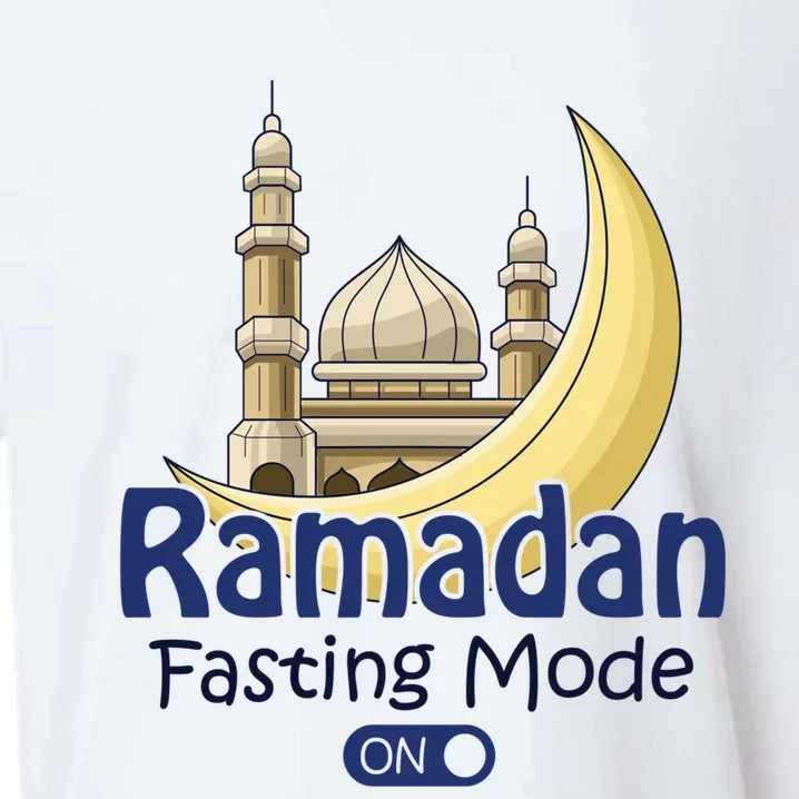 Ramadan Fasting Mode On Gift Cool Islamic Fasting Gift Idea Funny Gift Sueded Cloud Jersey T-Shirt