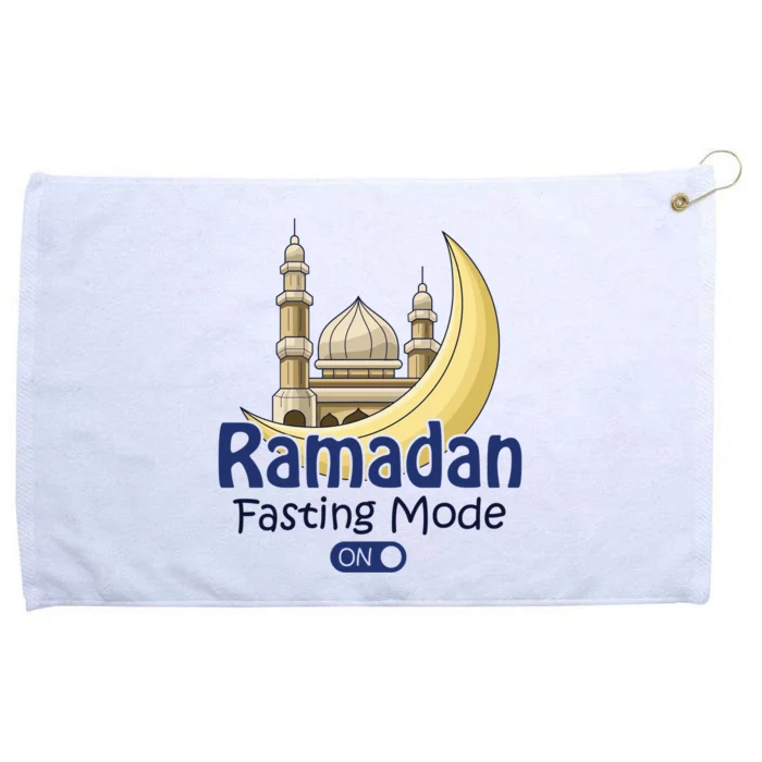 Ramadan Fasting Mode On Gift Cool Islamic Fasting Gift Idea Funny Gift Grommeted Golf Towel