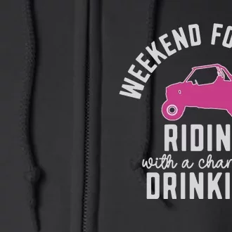 Riding Funny Mudding Full Zip Hoodie