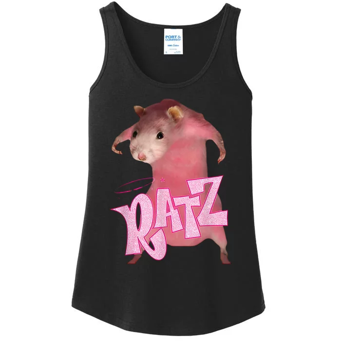 Ratz Funny Mouse Rat Ladies Essential Tank