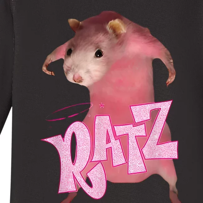 Ratz Funny Mouse Rat Baby Long Sleeve Bodysuit