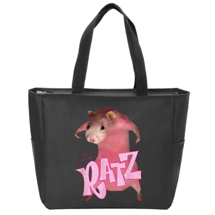 Ratz Funny Mouse Rat Zip Tote Bag