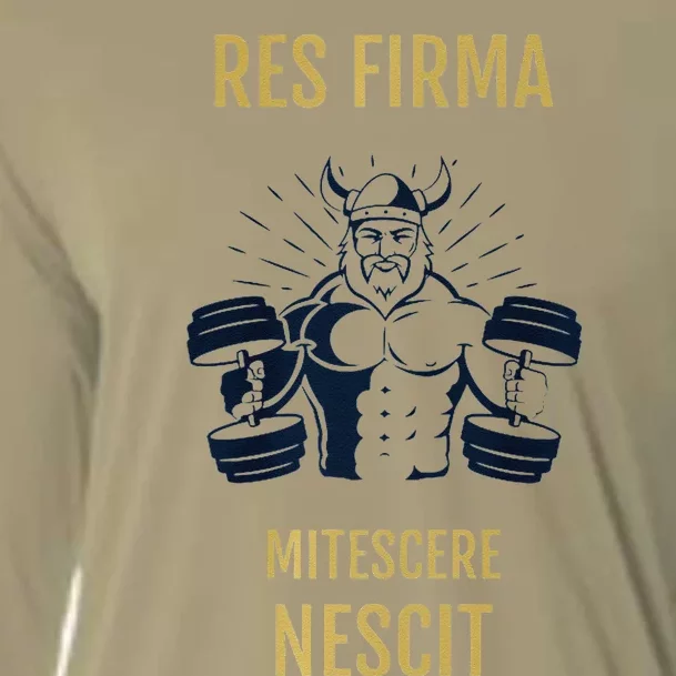 Res Firma Mitescere Nescit Premium Cooling Performance Long Sleeve Crew