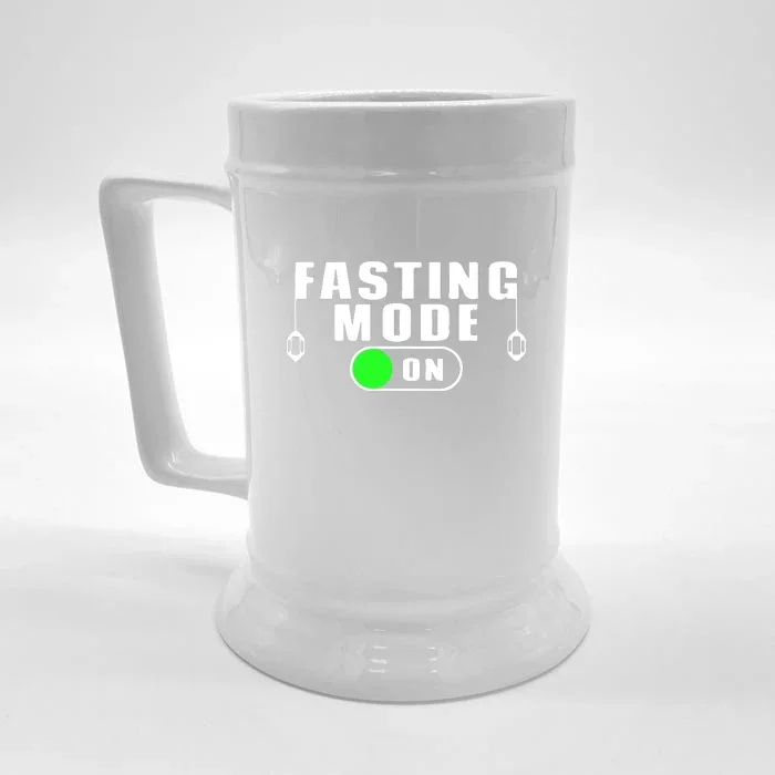 Ramadan Fasting Mode On Gift For Ramadan Mubarak Front & Back Beer Stein