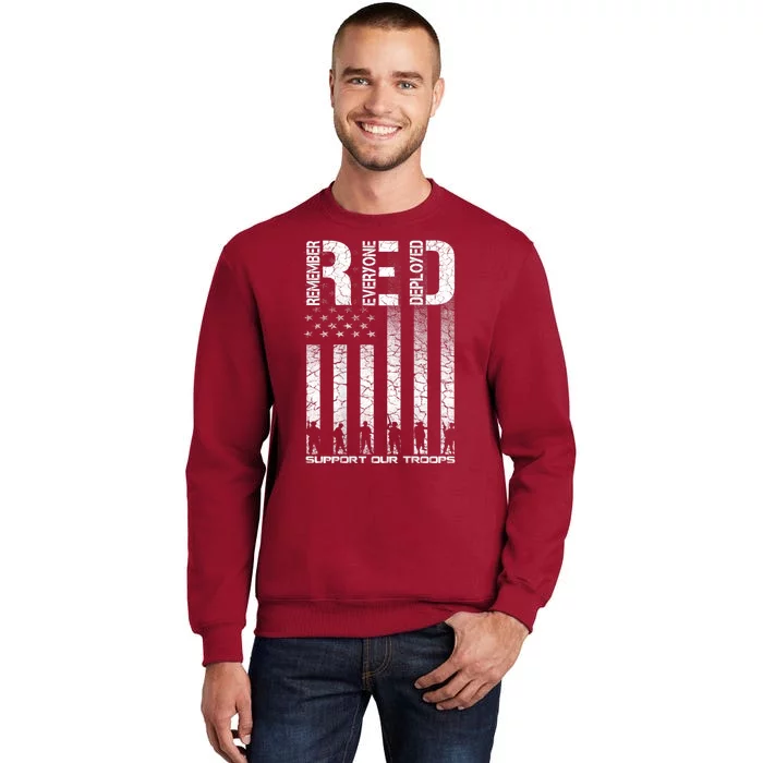 Red Friday Military Shirt Veteran Remember Everyone Deployed Sweatshirt