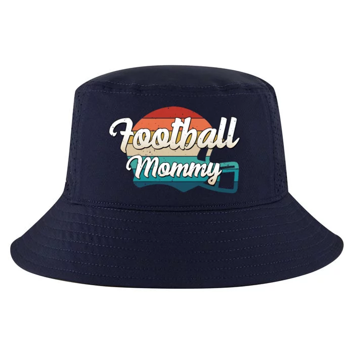 Retro Football Mommy Helmet Player Jersey Team Mom Gift Cool Comfort Performance Bucket Hat