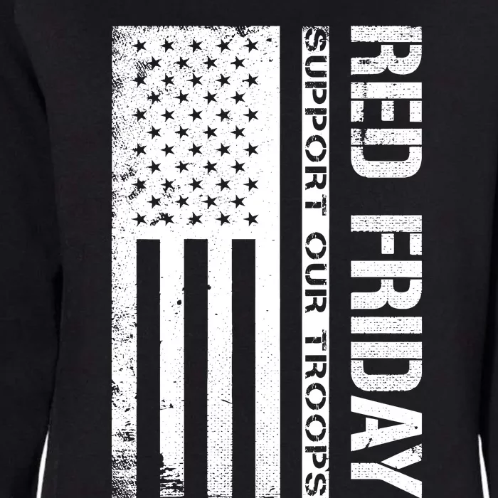 Red Friday Military Remember Everyone Deployed Womens California Wash Sweatshirt