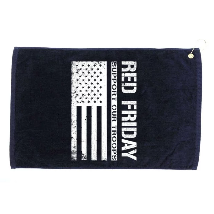 Red Friday Military Remember Everyone Deployed Grommeted Golf Towel