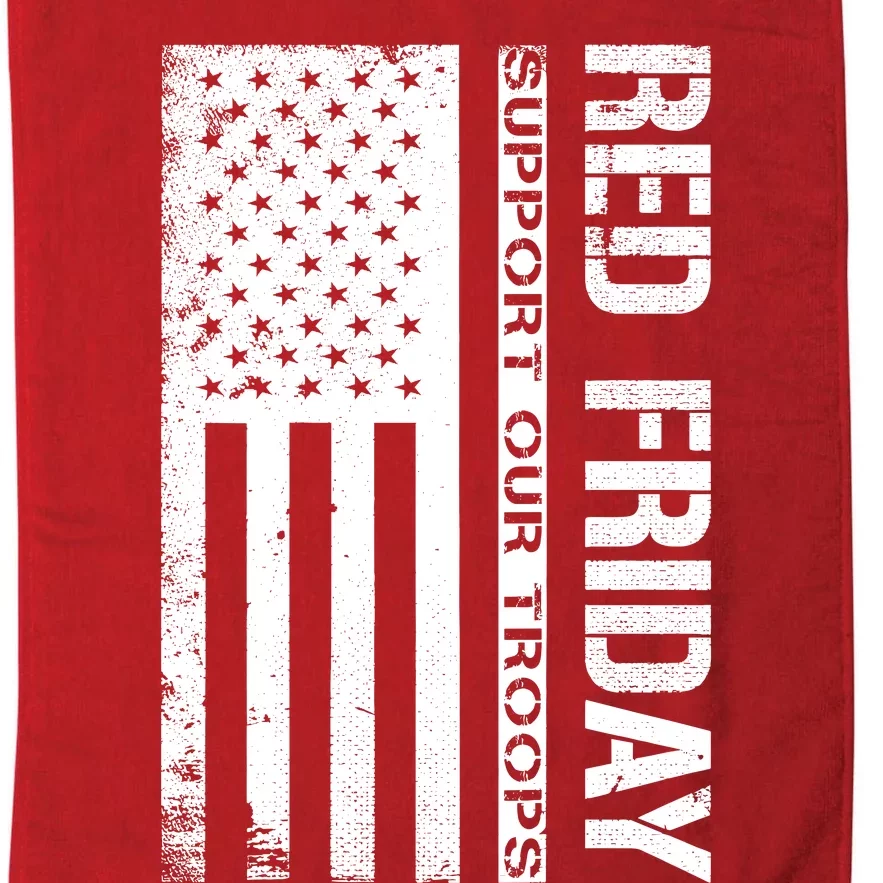 Red Friday Military Remember Everyone Deployed Platinum Collection Golf Towel