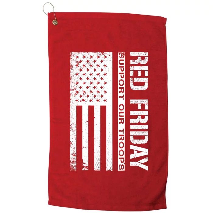 Red Friday Military Remember Everyone Deployed Platinum Collection Golf Towel