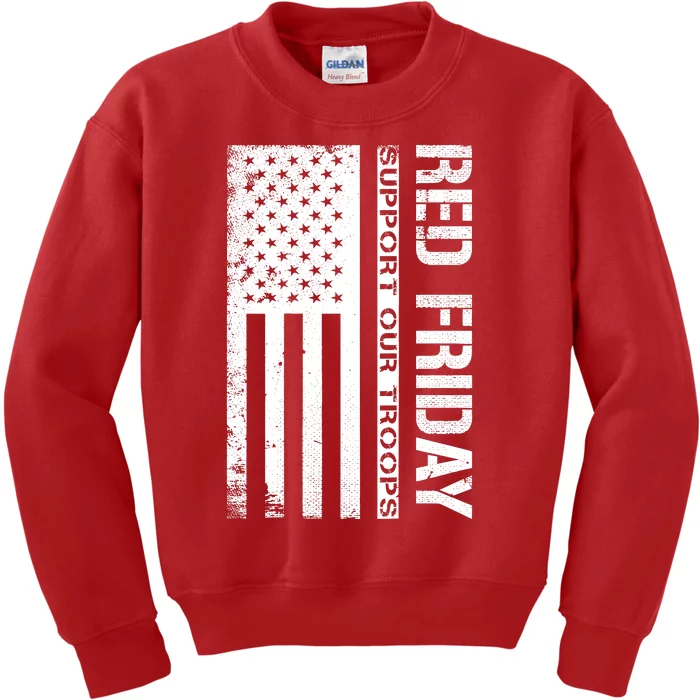 Red Friday Military Remember Everyone Deployed Kids Sweatshirt