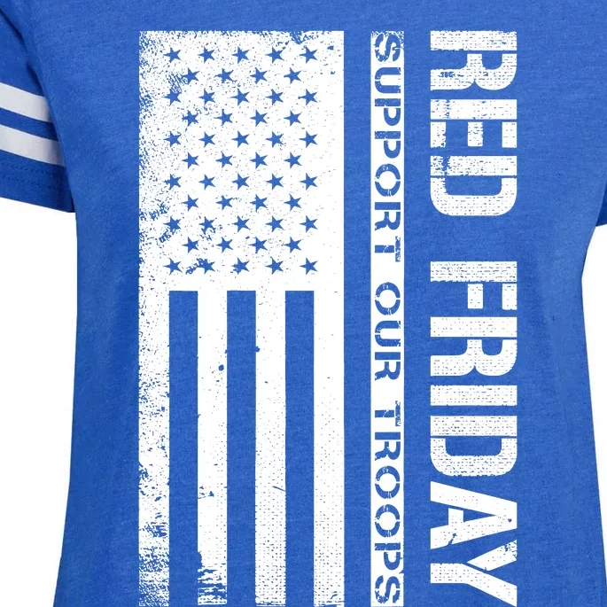 Red Friday Military Remember Everyone Deployed Enza Ladies Jersey Football T-Shirt