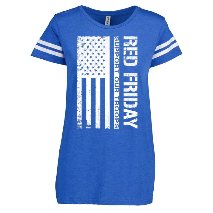 Red Friday Military Remember Everyone Deployed Enza Ladies Jersey Football T-Shirt