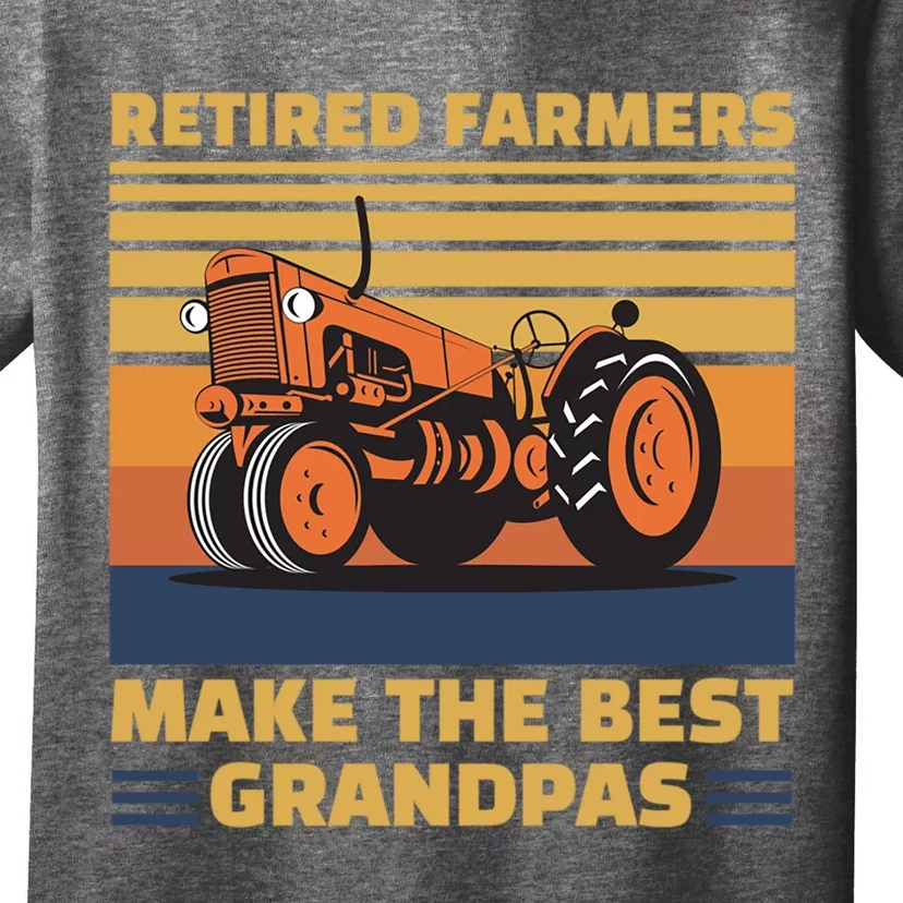 Retired Farmers Make The Best Grandpas Gift T-Shirt